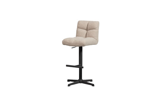 Voir la fiche produit tabouret de bar pivotant bouclé sable VINNY Tabouret de bar pivotant bouclé sable VINNY