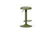 Miniature Tabouret de bar réglable métal vert chaud ISAAC 5