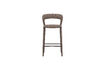 Miniature Tabouret de bar tissu taupe NOBLE 4