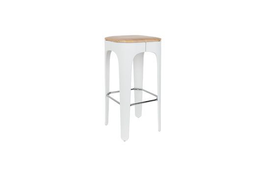 Tabouret de bar Up-High blanc