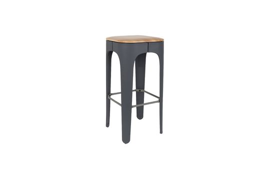 Tabouret de bar up-high gris foncé Détouré