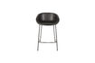 Miniature Tabouret de comptoir 65 cm en similicuir noir Feston 13
