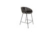 Miniature Tabouret de comptoir 65 cm en similicuir noir Feston 9