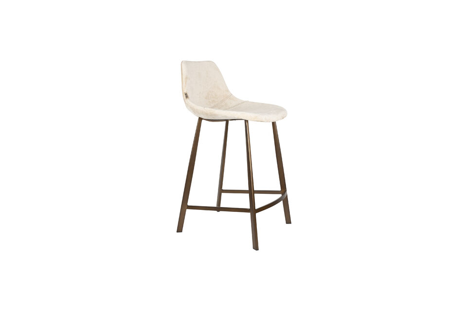 Tabouret de comptoir beige Franky DutchBone