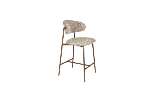 Tabouret de comptoir beige multicolore Claes