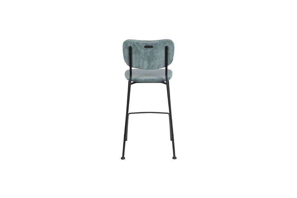 Tabouret De Comptoir Benson Gris Bleu - 6