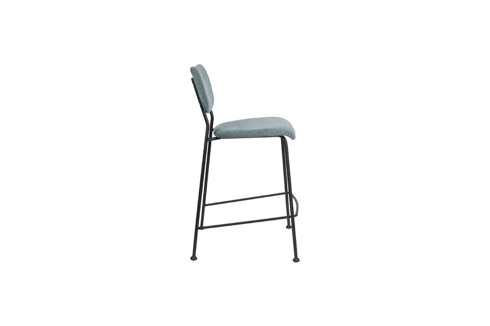 Tabouret De Comptoir Benson Gris Bleu - 8