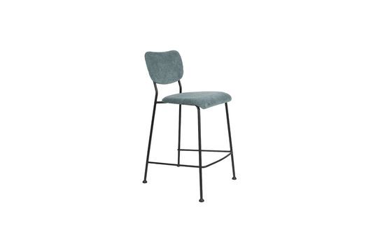 Tabouret De Comptoir Benson Gris Bleu