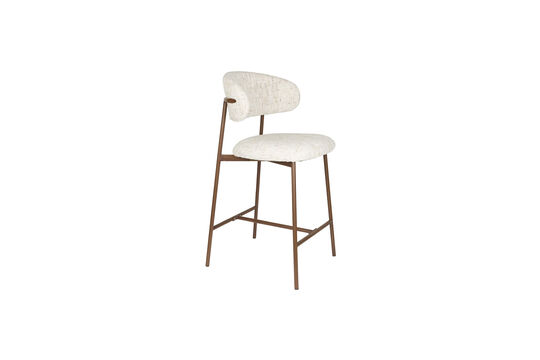 Tabouret de comptoir blanc cassé Claes