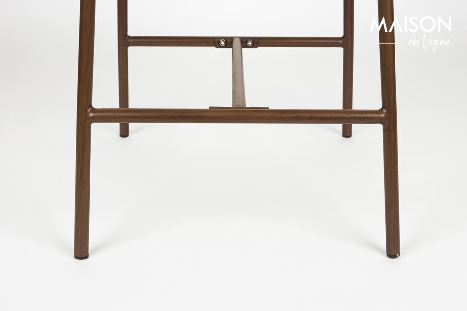 Tabouret de comptoir blanc cassé Claes - 8