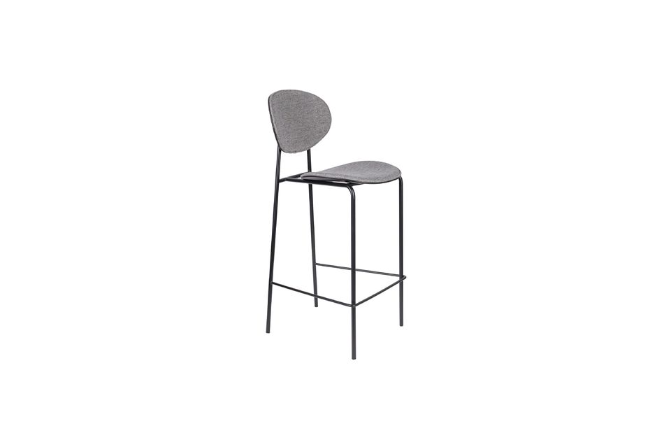 Tabouret De Comptoir Donny Gris - 6