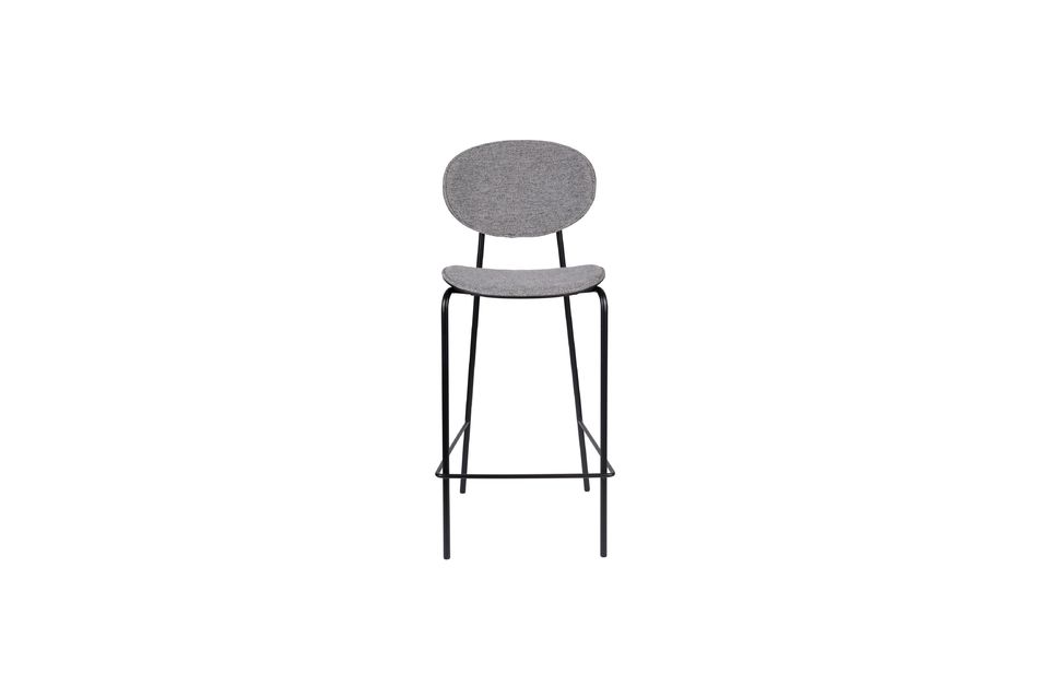 Tabouret De Comptoir Donny Gris - 7