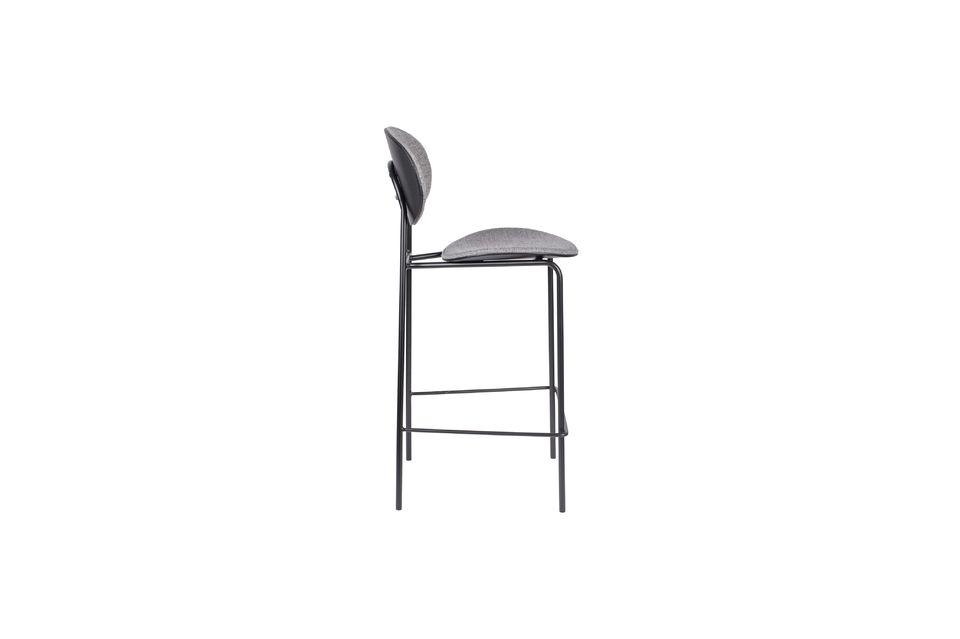 Tabouret De Comptoir Donny Gris - 8