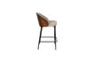 Miniature Tabouret de comptoir en polyester beige Rodin 4
