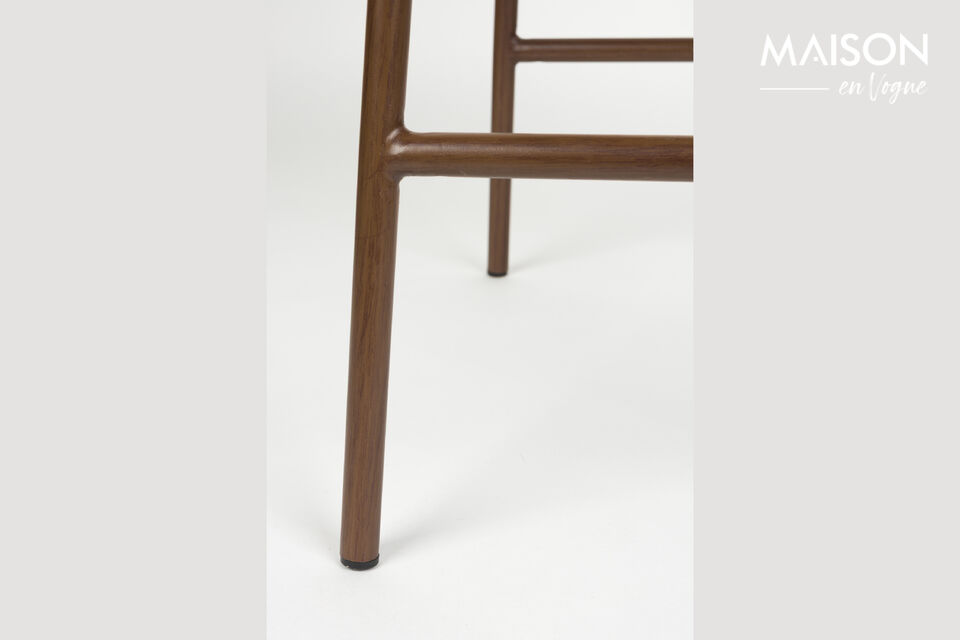 Tabouret de comptoir en tissu terra Claes - 9