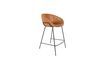 Miniature Tabouret De Comptoir Feston Marron 9