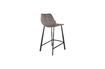 Miniature Tabouret de comptoir Franky en velours gris 9