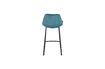 Miniature Tabouret de comptoir Franky en velours pétrole 9