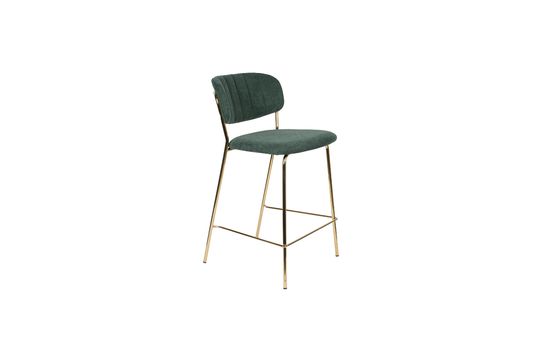 Tabouret De Comptoir Jolien or et vert foncé Détouré