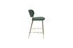 Miniature Tabouret De Comptoir Jolien or et vert foncé 13