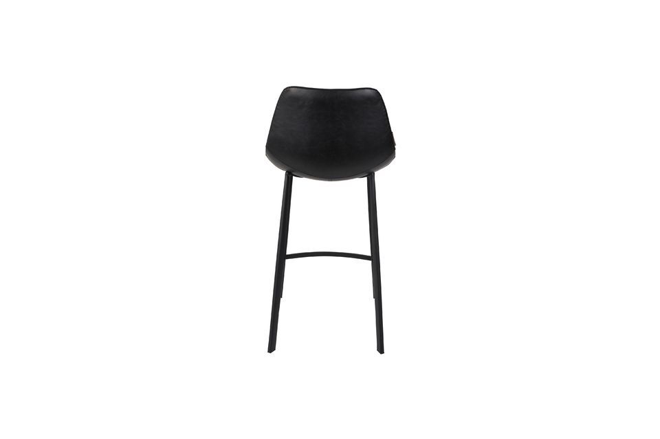 Tabouret de comptoir noir Franky - 5