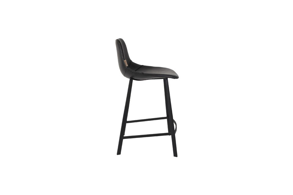 Tabouret de comptoir noir Franky - 6