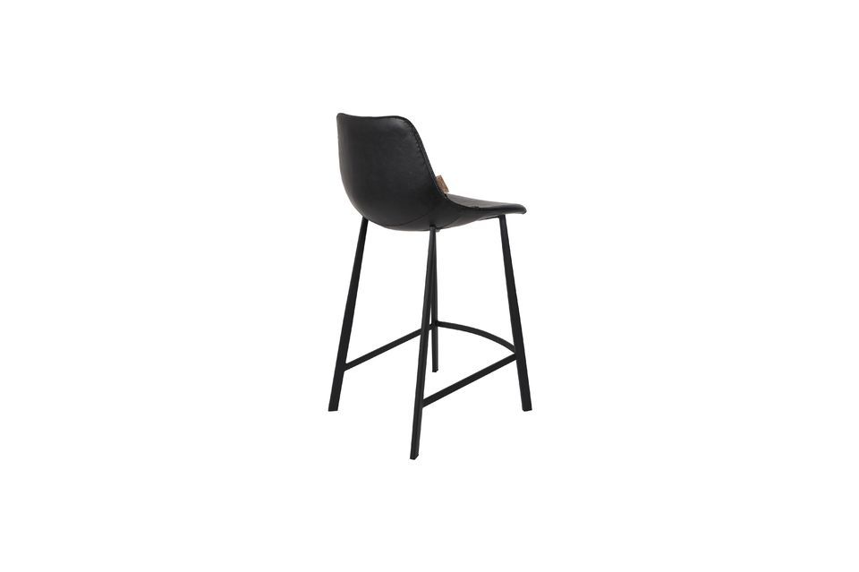 Tabouret de comptoir noir Franky - 7