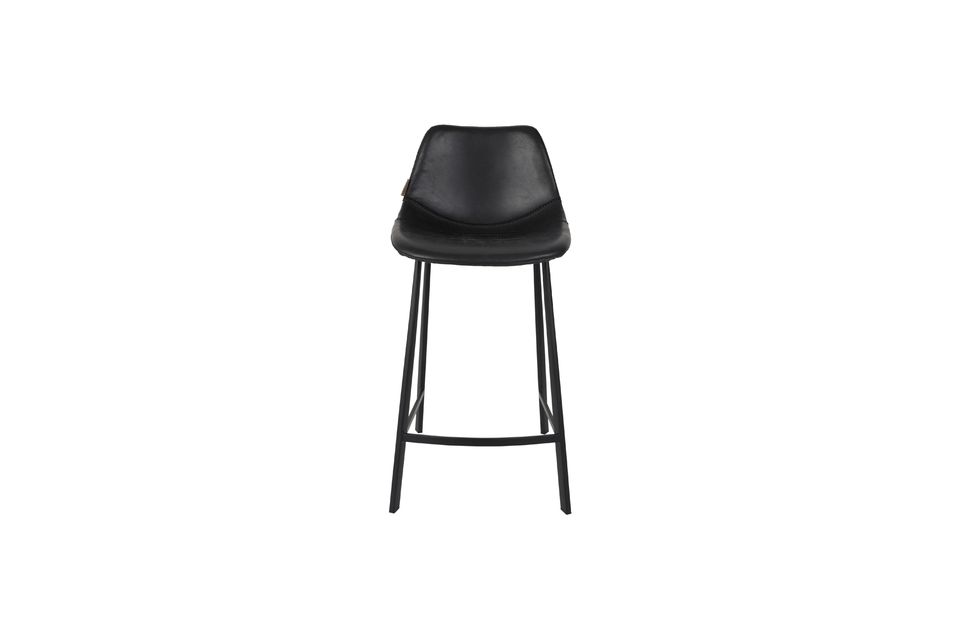 Floss, tabouret de comptoir noir