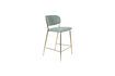 Miniature Tabouret  de comptoir or et vert clair Jolien 9