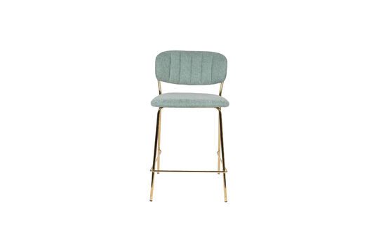 Tabouret  de comptoir or et vert clair Jolien