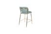 Miniature Tabouret  de comptoir or et vert clair Jolien 12