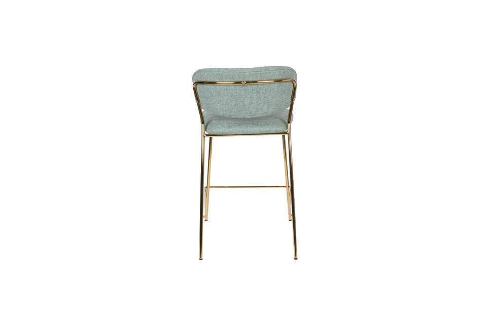 Tabouret  de comptoir or et vert clair Jolien - 11