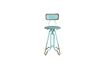 Miniature Tabouret de comptoir Ovid ocean 10