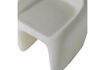 Miniature Tabouret de jardin 51x52x50 polymère renforcé naturel Nivo 6