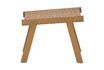 Miniature Tabouret en aluminium beige Puk 5