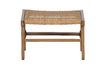 Miniature Tabouret en aluminium beige Puk 6