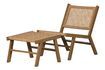Miniature Tabouret en aluminium beige Puk 4