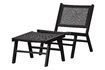 Miniature Tabouret en aluminium noir Puk 4