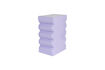 Miniature Tabouret en aluminum violet Curves 6