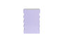 Miniature Tabouret en aluminum violet Curves Détouré
