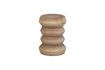 Miniature Tabouret en bois beige Babs 1