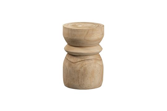 Tabouret en bois beige Bikkel Détouré