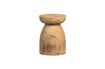 Miniature Tabouret en bois beige Bink 1