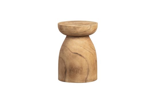 Tabouret en bois beige Bink