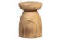 Miniature Tabouret en bois beige Bink Détouré