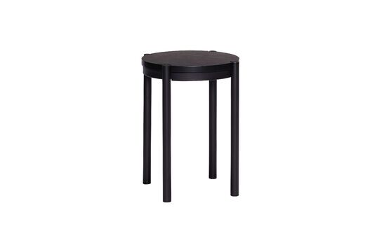 Tabouret en bois de frêne noir Oto Détouré