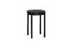 Miniature Tabouret en bois de frêne noir Oto 1