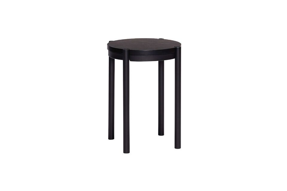 Tabouret en bois de frêne noir Oto Hübsch