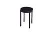 Miniature Tabouret en bois de frêne noir Oto 5