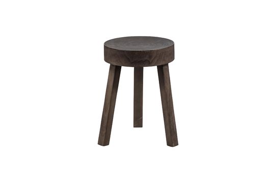 Tabouret en bois marron foncé Sef